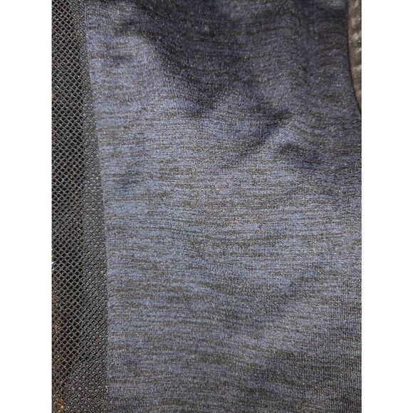 H By Halston Women's Size Medium PETITE Blue/Black Chambray Capris Leggings - Picture 2 of 7